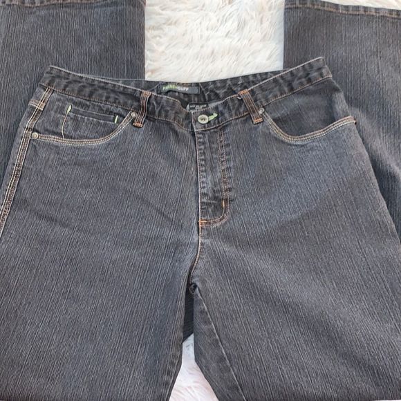 French Cuff Gray Jeans - Picture 3 of 11